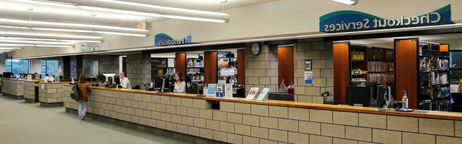 Library service desk